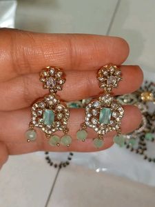 ad diamond mangalsutra with chain Kundan Necklace