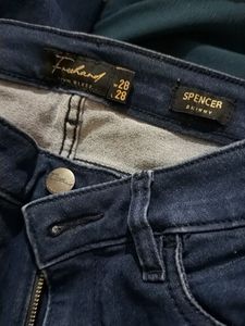 Women's skinny High Rise Light Blue Jeans