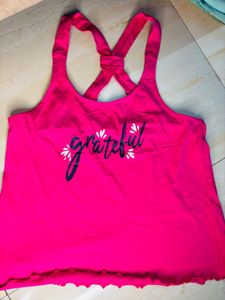 Pink "Grateful" Graphic Tank Top🎀🌺