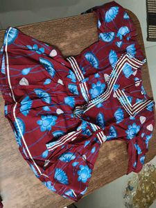Girls Floral Print Coord Set