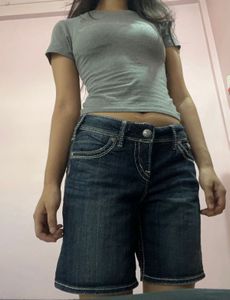 y2k denim shorts