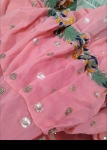 Designer Bollywood Saree With Blouse