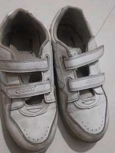 like New  Sparx White Velcro Sneakers