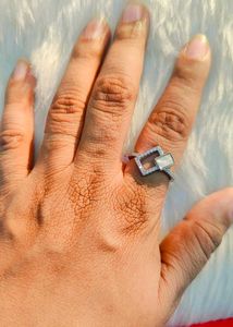 92.5 Silver Ring Wth Hallmark
