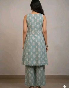 Elegant Teal Kurta Set