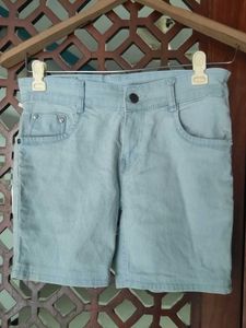Light Wash Denim Shorts
