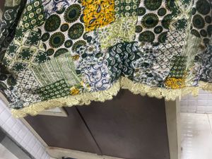 Patchwork Print Kurti