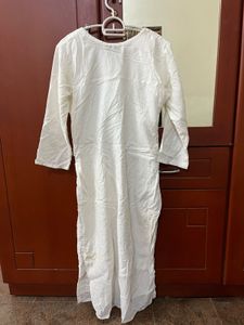 White Cotton Kurta