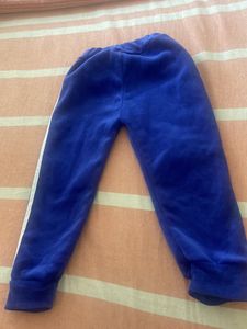 Royal Blue Velour Track Pants