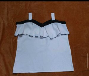 beutiful combo 3 top Off-Shoulder Ruffle To