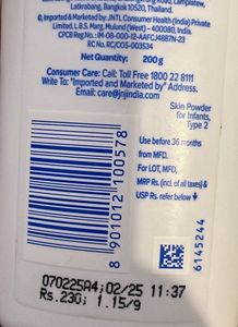 Johnson's Baby Powder 200g