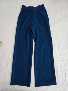 Women's turquoise Wide Leg Pants waist 28