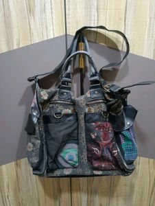 Desigual Unique Patchwork Shoulder Bag