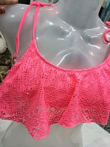 Pink Lace Bikini 32💙Top