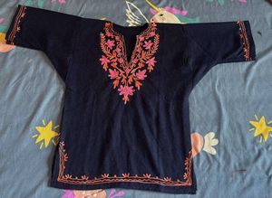 Embroidered Kurta Pheran for kids