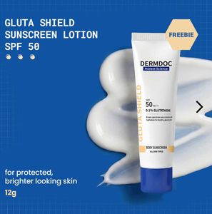 DERMDOC Gluta Shield Sunscreen Lotion SPF 50
