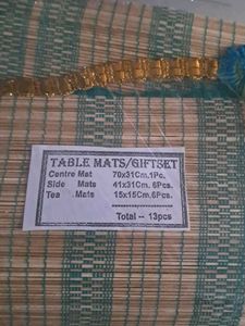 Bamboo Dining Table Mats Washable