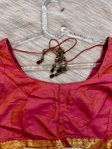 Tarun Tahiliani Designer Pink Blouse (No Tag)