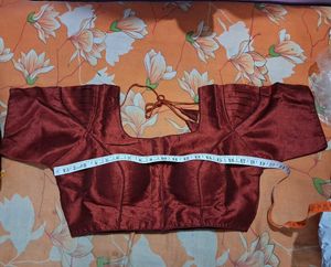 Maroon Silk Blouse
