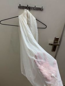 White Chiffon Embroidered Dupatta