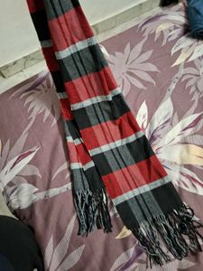 ​Classic Plaid Fringe Winter Scarf