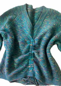 Colorful Knit Cardigan
