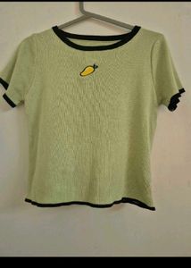 Cute Fruit Embroidered T-Shirt