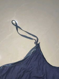 Navy Blue Bikini Top