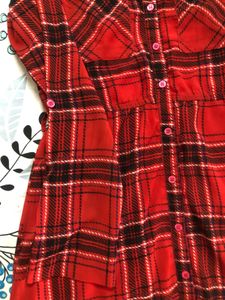 Red Shirt Dress