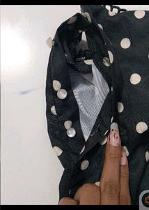 Chic Polka Dot Maxi Skirt