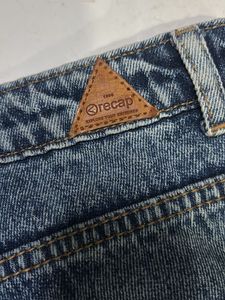Recap distress jeans