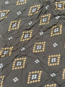 Cotton Blend One Line Henna Kurti