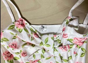 Floral Print Cutout Mini Dress