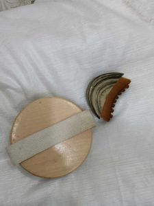 Combo of gua sha and dry brush
