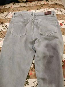 Stylish Grey Denim Jeans
