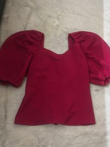 Chic Pink Puff Sleeve Top and Tshirt