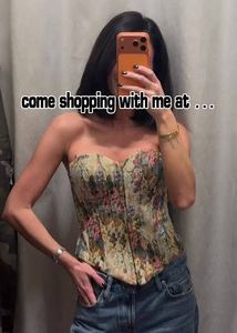 Floral Corset Top