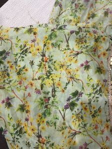 Beautiful Floral Dupatta with Sequins