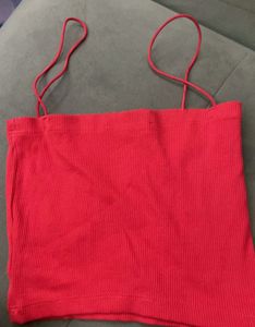 Red Zara Tube Top