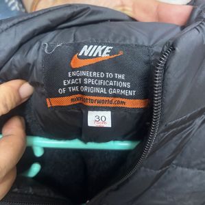 Nike Black Padded Hooded Jacket