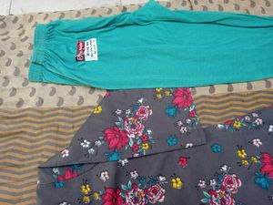 Floral Print Kurta with Leggings