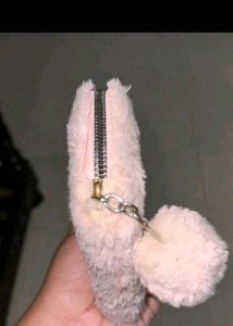 Cute Fluffy Teddy Bear Pouch