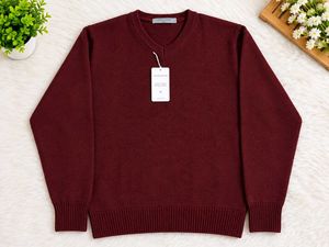 Maroon V-Neck Sweater
