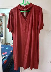 V Neck Cut Out Dress
