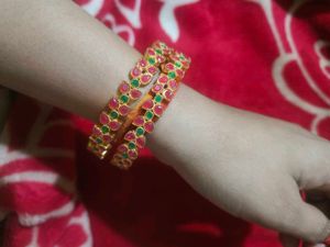 Elegant Beaded Bangle Set