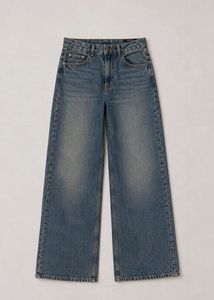Zara copy Stylish Wide Leg Blue Denim Jeans