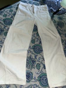 White Wide Leg Jeans