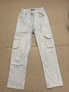 grey cargo baggy pants with 6 pockets ( flying eag