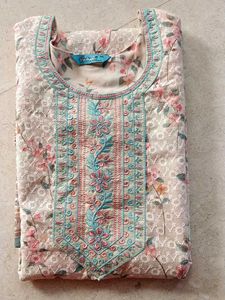 Floral Embroidered Kurta