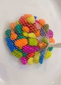 Decorative Colorful Polished Pebbles